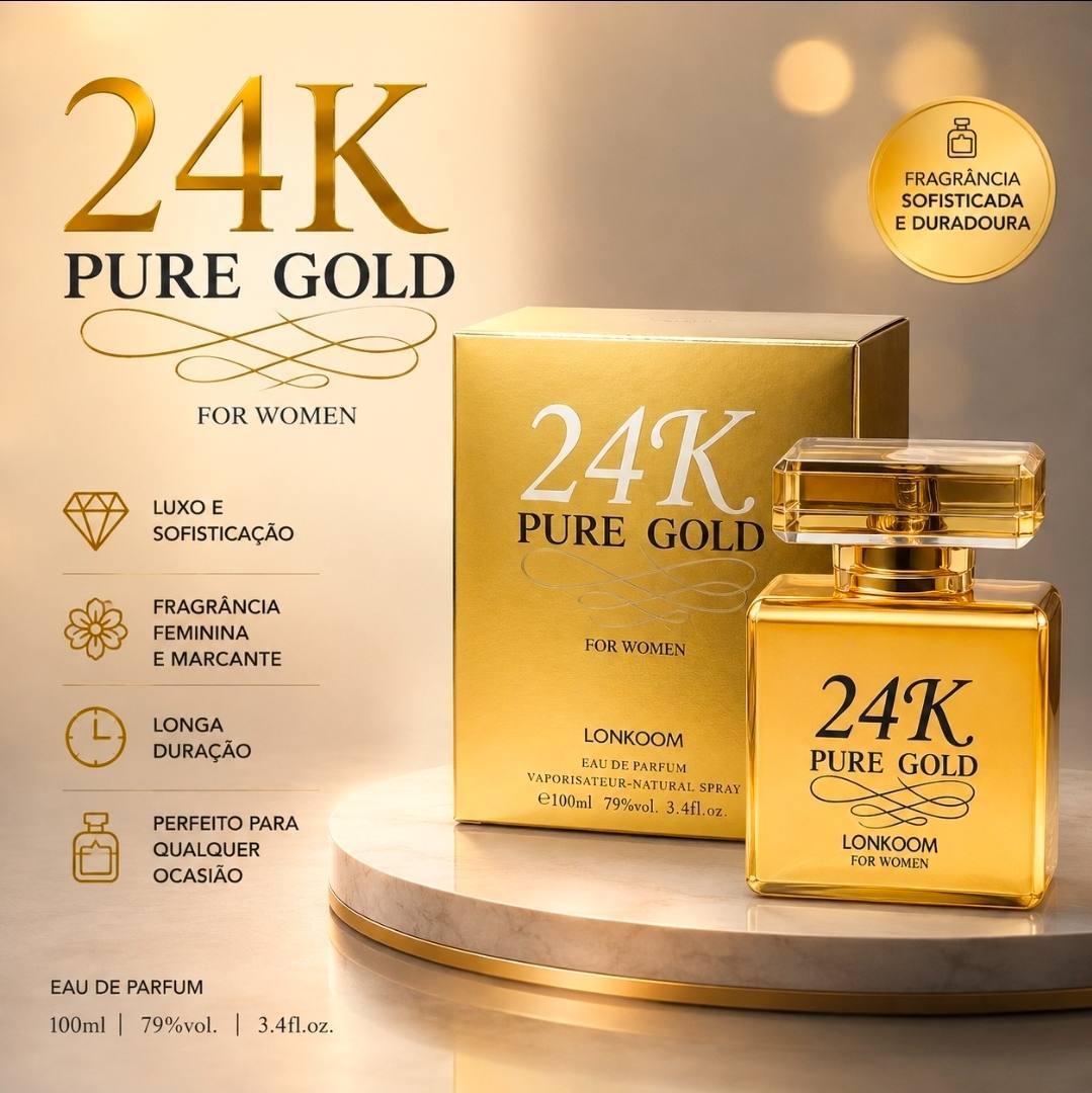 Perfume 24k pure Gold