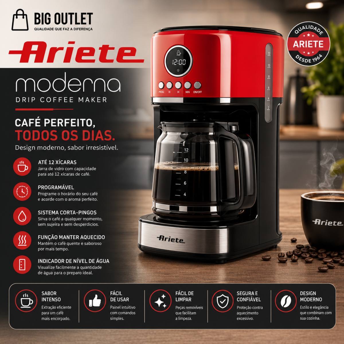 Máquina de Café Ariete