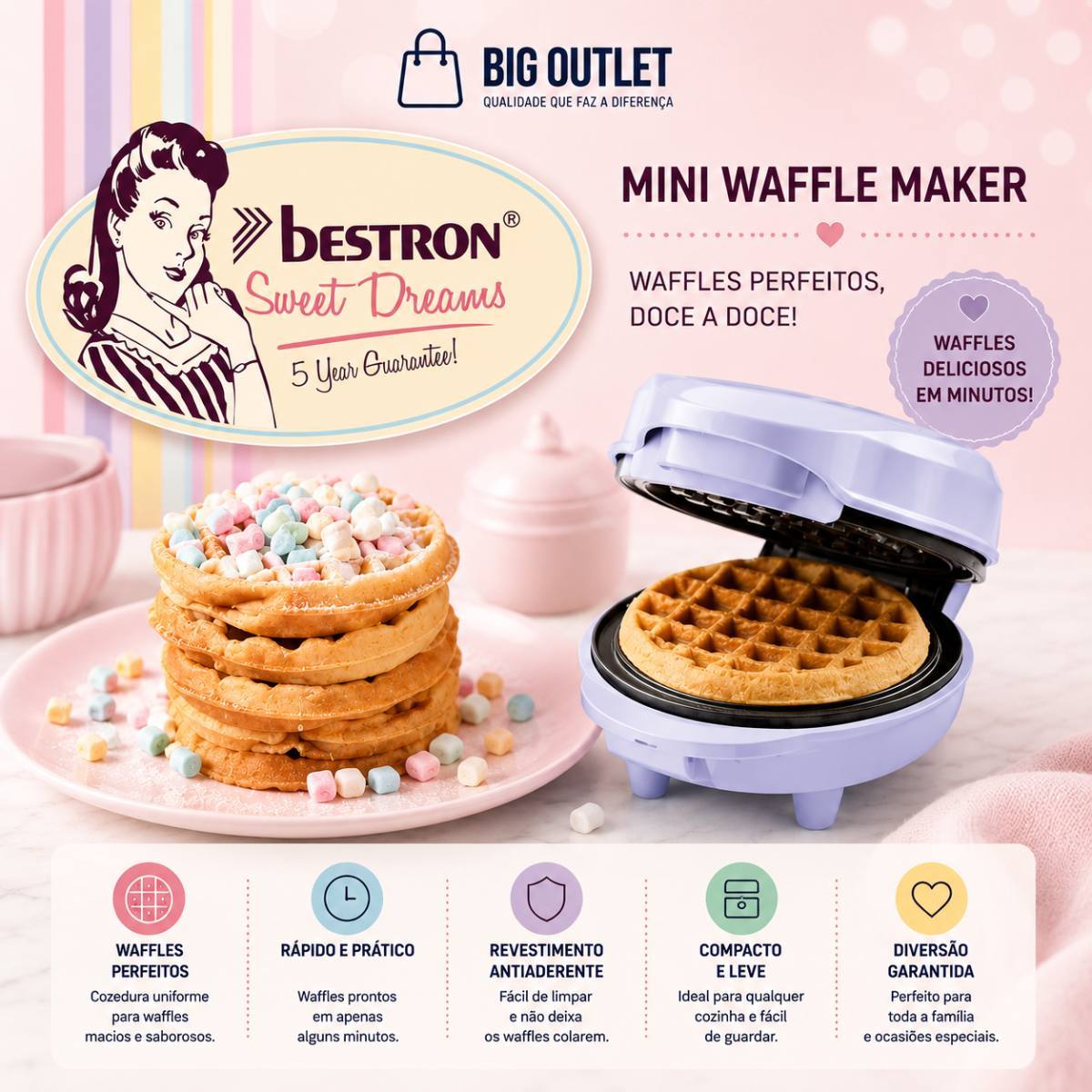 Mini Waffles Maker