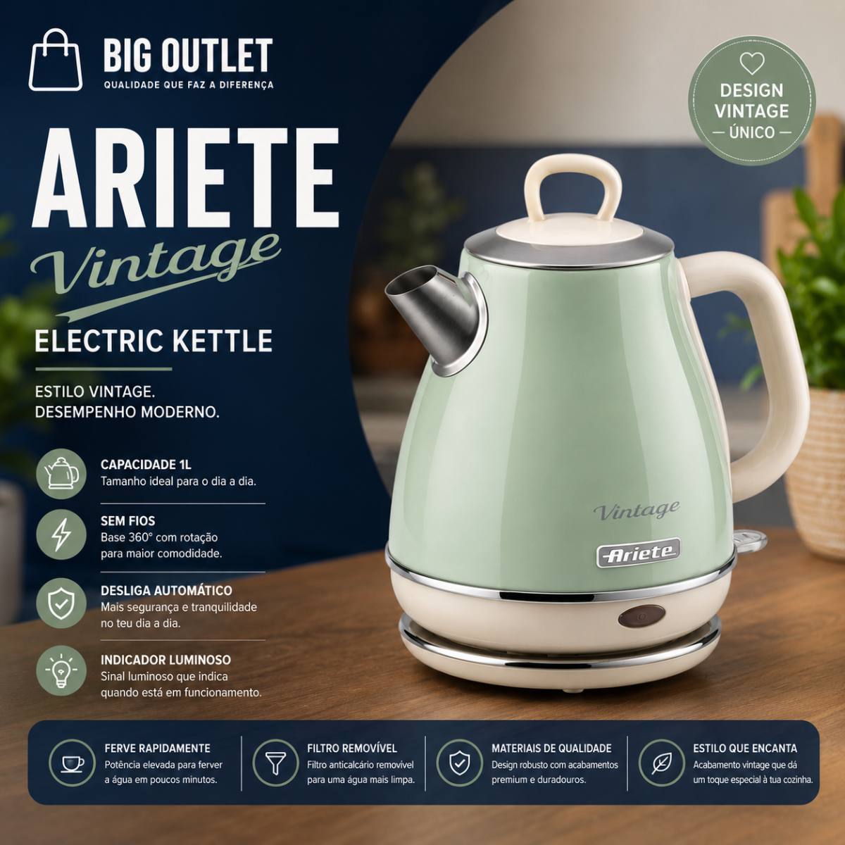 Chaleira Ariete