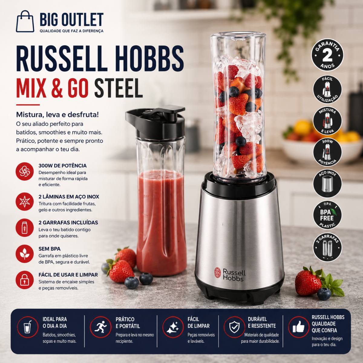 Liquidoficador Russell Hobbs